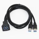 Πρίζα 2x USB με καλώδιο 2