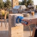 Priză de perete exterioară Schuko rezistentă la apă IP54 cu capac, 220V 16A, 1 priză, plastic ABS, gri, pentru încărcarea mașinii, în garaj 9