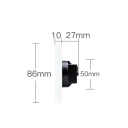 Priză tip F cu ieșiri USB și USB-C cu comutator tactil monobloc și cadru de montare pe perete. Priză electrică modernă de 230 V. 3