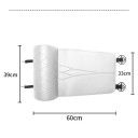 Prodlužovací potah sedadla do auta s opěrkou nohou perforovaná umělá kůže protiskluzová spodní strana pro celý rok 60 x 39 cm 7