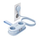 Prodlužovačka se 2 zásuvkami a 4 USB porty PD 65 W nabíjecí stanice USB-A 18 W a USB-C 65 W 100 až 250 V do domácnosti i kanceláře 3