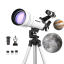 Profesionální astronomický dalekohled s vysokým rozlišením Dalekohled pro pozorování Měsíce a hvězd Hvězdářský dalekohled se stativem a držákem na telefon Teleskop 2