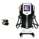 Profesionální RF tvarovač těla 2 rukojeti 5 a více lampových hlavic 6500 W Radiofrekvenční Černo-bílý Pro tvarování postavy a zpevnění těla 3