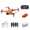 Profesionálny skladací dron 32x32x5 cm Duálna 4K HD kamera Širokouhlý záber GPS 1,2 km dosah WiFi FPV Diaľkový ovládač LED Bezkomutátorový 3