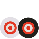 Professional Archery Target EVA Foam 24 x 24 x 2.7 cm Mobile Foam Target for Outdoor Archery Practice Bright Colours 3