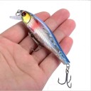 Professionel fiskelokke minnow wobbler 8,5 cm 9,2 g Realistisk synkende wobbler til rovfisk Flydende kunstig agn med skarpe trekrogene Fiskewobbler til spinning 1