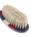 Professionel hestehårskam Børste med ergonomisk håndtag til hår og skæg Varmebestandig kam med naturlige børster 15,5 x 4 cm 3