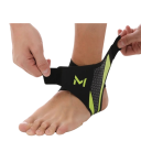 Professionel kompressionsortose til anklen 1 mm, let åndbar bandage med velcro rem mod forstuvninger og til rehabilitering 2