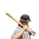 Professionel træbaseballbat 54 cm Massivt hårdt træ Sports træning Softball Familie lege Hjemme selvforsvar og selvbeskyttelse 3