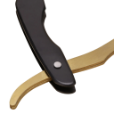 Professionele barber scheermes 14 x 2,2 cm Shavetta voor het scheren van baarden Vouwbare kappersscheermes voor nauwkeurige contouren en styling 3