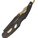 Professionele barber scheermes 14 x 2,2 cm Shavetta voor het scheren van baarden Vouwbare kappersscheermes voor nauwkeurige contouren en styling 4