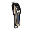 Professionele haartrimmer voor mannen LCD-display Vermogen 5 W Duur 120 minuten Kammen 3 tot 13 mm Zwartgoud Haartrimmer met schakelaar 2