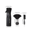 Professionele kappersset 3-in-1 Spray 19 x 5,5 cm Borstel 14 x 9,5 cm Kam 14,5 x 2,7 cm Barber styling accessoires 1