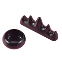 Professionele reinigingsapparaat voor nagelborstels Container 4 x 4,7 x 2,5 cm Houder 10 x 2 x 4 cm Hygiënische reiniger 5