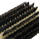 Professionelle runde Friseurkämmen mit Wildschweinborsten Holzgriff 22,5×8×11,1 cm Stylingbürste für glatte, wellige und lockige Frisuren 5