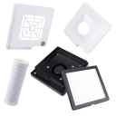 Professioneller 60W Staubsauger für Nägel für Maniküre und Pediküre Weißer Staubabscheider mit niedriger Geräuschentwicklung von 45 dB Eingebauter Filter und Schlauch EU-Stecker 5