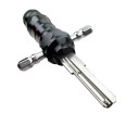 Professionelt låsesmedværktøj 11,3 cm i rustfrit stål med udskiftelige spidser sæt 4 stk til arbejde med cylindrisk låse 4