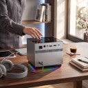 Proiector XNANO Decodare 8K și Dolby Audio 14,4 x 14,4 x 12,4 cm Android 2 GB RAM și 16 GB ROM Wi-Fi 6 Telecomandă vocală Cinema acasă Gri 5