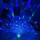 Proiettore di stelle e luna Sfera 9 cm RGB LED Reazione al suono ABS Nero Luce notturna USB per camera dei bambini e camera da letto 7
