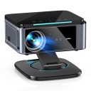 Projecteur avec mise au point laser TOF Full HD 1920 x 1080 px 45 000 lumens Android 12 Wi-Fi 6 Support rotatif 360° Noir Pour home cinéma 2