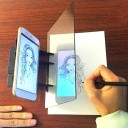 Projecteur pour tracer depuis un mobile 3