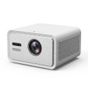 Projektor Flixtone D9W Mini Full HD 1080p 2500 ANSI lumen Android 12 Wi-Fi 5 GHz og Bluetooth 2x HDMI Automatisk korrektion Hvid Hjemmebiograf 1