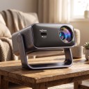 Projektor ThundeaL TD99W Nativ 1080p og dekodning 4K Diagonal 127–508 cm Billedrotation 360° Wi-Fi og HDMI 2.1 Mørkegrå Hjemmekino 5
