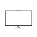 Projektorikangas jalustalla 100" 16:9 227x127 cm 4K HD Kannettava kotiteatteri Jalusta Korkeussäädettävä Ulko- ja sisäprojektiot 1