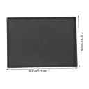 Projektorová podložka 25 x 18 cm Čierna Univerzálna odkladacia plocha pre projektory a monitory Kompatibilná so svetelnými statívmi Ľahký plast 4