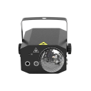 Projetor de luzes de festa DJ disco bola com ativação por som 15 W efeito de iluminação de palco para festas bares karaoke casamentos e festas 3