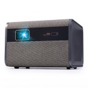 Projetor DITONG Nativo 1080p e suporte 4K Android 11 4 GB RAM e 32 GB ROM Autofoco Wi-Fi 6 e Bluetooth 5.4 Cobertura de Tecido Cinza Cinema em Casa 1