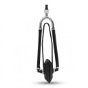 Proplachător motor de barcă Dublu tub Nerezat distribuitor Dopuri De La 60 CP Lungime 43 cm Conector rapid pentru furtun 1