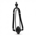 Proplachător motor de barcă Dvoutrubkový cu dopuri de proplachare rotunde pentru motoare de până la 60 CP Diametru 9 cm Conector rapid Negru 1