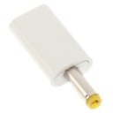 Προσαρμογέας Micro USB θηλυκό σε DC jack 4,0 x 1,7 mm αρσενικό Προσαρμογή για τροφοδοσία συσκευών με είσοδο DC μέσω καλωδίου Micro USB Λευκό πλαστικό 6