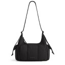 Prošívaná nylonová taška přes rameno Velkokapacitní crossbody kabelka s kapsami na zip Rozměry 21 x 16 x 7 cm Školní taška do školy i práce 1