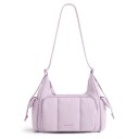 Prošívaná nylonová taška přes rameno Velkokapacitní crossbody kabelka s kapsami na zip Rozměry 21 x 16 x 7 cm Školní taška do školy i práce 5