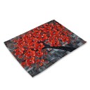 Prostière avec des arbres en fleurs 13