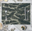 Prostière avec des feuilles tropicales 21