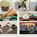 Prostírão com ornamentos geométricos 1