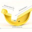 Protahovací Zařízení Na Nohy Sada 2 Ks Pro Kotníky Posiluje Hlezenní Kloub a Zlepšuje Flexibilitu 27 x 16 x 9,5 cm Žlutá Pro Domácí Cvičení 4