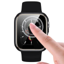 Proteção inabalável para Apple Watch 41 mm, vidro temperado 360° e moldura protetora para Series 7, 8, 9, capa à prova de choque 3