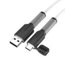 Protección de silicona para cables contra roturas Funda protectora para cable Tipo A a Tipo C Funda flexible para mayor durabilidad 1