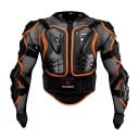 Protecteur de corps pour moto avec des protecteurs durs pour la poitrine, les épaules et les coudes Ceinture lombaire réglable en PP et EVA 1