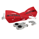 Protecteur de poignée de moto ensemble de 2 pièces couvercle de leviers de frein d'embrayage et d'accélérateur longueur 31 cm plastique PP avec renfort en aluminium pour cross et enduro 3
