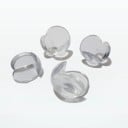 Protecteurs d'angle transparents en PVC souples pour meubles pour protéger les enfants des chocs de dimensions 2 x 2 x 2,5 cm ensemble de 4 pièces 2