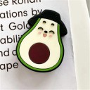 Protecție din silicon pentru cablu cu motiv de avocado Mască de protecție pentru cablurile iPhone Plastic moale Decorație și protecție pentru conector 2