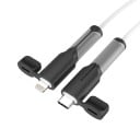 Protecție din silicon pentru cablu împotriva rupturii Mânușă de protecție pentru cablu Tip C la Lightning Prelungirea duratei de viață 1
