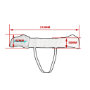 Protecție universală din cauciuc pentru pedala de schimb a motocicletei, capac antiderapant cu velcro și curea elastică, 31 × 6,5 cm 3