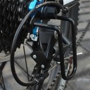 Protecție universală pentru schimbător de bicicletă Protecție neagră pentru schimbător spate 7,5×5,5×4,5 cm Ușor de instalat Husă durabilă pentru schimbător de bicicletă 2
