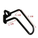 Protecție universală pentru schimbător de bicicletă Protecție neagră pentru schimbător spate 7,5×5,5×4,5 cm Ușor de instalat Husă durabilă 3